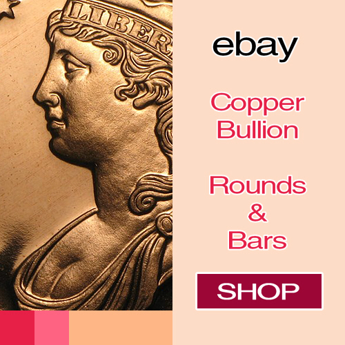 Buy copper bullion